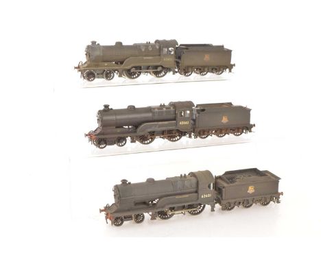 Kitbuilt and Bachmann modified 00 Gauge BR black Class D11 4-4-0 Locomotives and Tenders (3), Kitbuilt 62666 'Zeebrugge' and 
