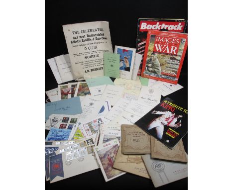 MIXED EPHEMERA to include cigarette card albums, dinner dance menus relating to the Trearddur Bay Hotel for various Lodge and