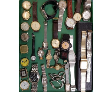 SELECTION OF LADIES AND GENTLEMEN'S WRISTWATCHESincluding Timex, Sekonda, Reflex, Lorus, Tissot, Accurist, Ingersoll and Citi