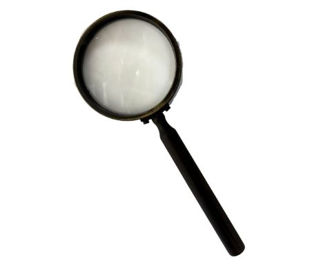 MILITARIA: A rare German WWI U Boat Chart Magnifying Glass, recovered from SM U-114, probably used by ships officer and later