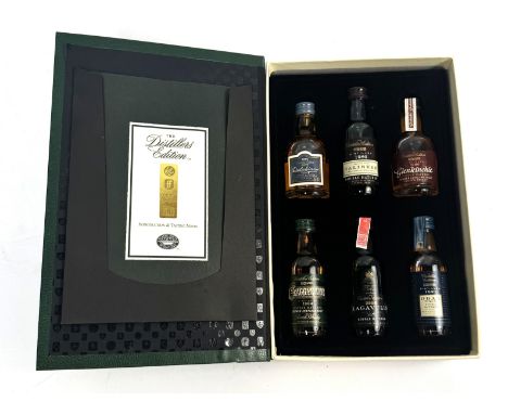 WHISKY: A Distillers Edition Classic malts of Scotland with six miniatures along with tasting notes, also a collection of ass
