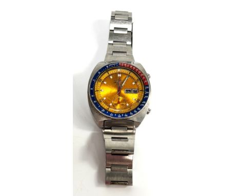 A SEIKO "Pepsi" gentleman's wristwatch, 6139 - 6002 , 666160, 5 x 4 cm.&nbsp;