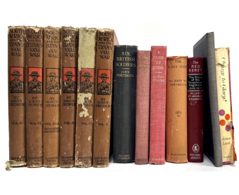 MILITARY: Books to include; South Africa and the Transvaal War, The Last Post by Sir John Fortescue, The Red Beret, Napoleon,