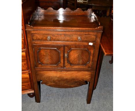 A mahogany commode 