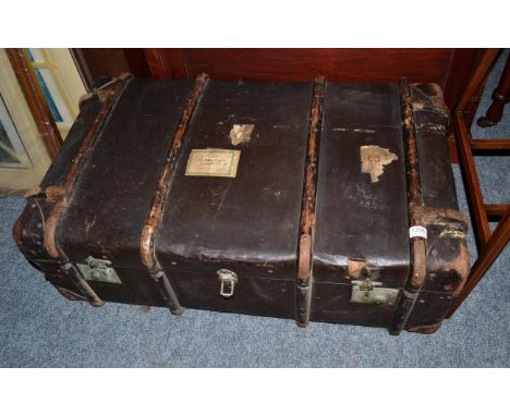 A Vintage travel trunk 