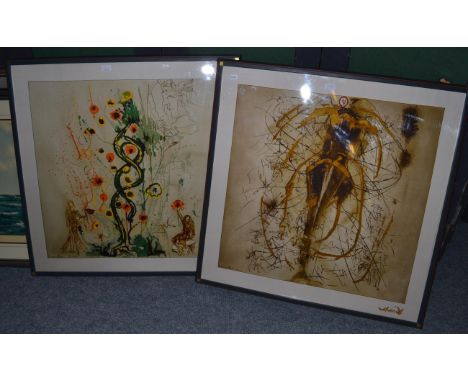 Two reproduction prints after Salvador Dali, published by Demart, each numbered from an edition of 2000 