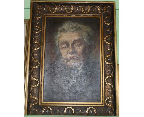 A portrait of a gentleman wearing a cravat, oil on canvas 