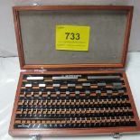 MITUTOYO BLOCK GAUGE SET 516-902, .100-4.0"