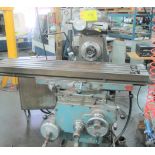 ROSEN FORS RFU UNIVERSAL MILLING MACHINE, S/N 690, 12" X 58" TABLE, 4-1/2" CUTTING HEAD