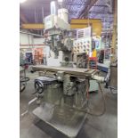 FIRST LC-20VHS UNIVERSAL MILLING MACHINE, S/N 8501491, HEIDENHAIN 3-AXIS DRO, 4HP, 60 TO 4,500