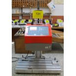 SIC E7 DOT PEEN BENCH TOP MARKING SYSTEM, S/N 01215