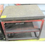 APPROX. 3'L X 2'W X 6"H GRANITE SURFACE PLATE/TABLE