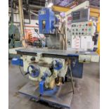 2002 TOS FBV32 UNIVERSAL MILLING MACHINE, S/N 323001023, TRAVELS: X-23", Y-9", Z-18", ELECTRICAL