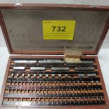 MITUTOYO BLOCK GAUGE SET 516-946-02, 1.10-100MM
