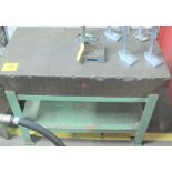 APPROX. 4'L X 2'W X 8"H GRANITE SURFACE PLATE/TABLE