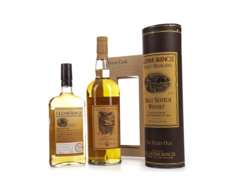 GLENMORANGIE ARTISAN CASK - 50CL Single Malt Scotch Whisky 50cl, 46% volume, in carton. GLENMORANGIE 10 YEARS OLD - ONE LITRE