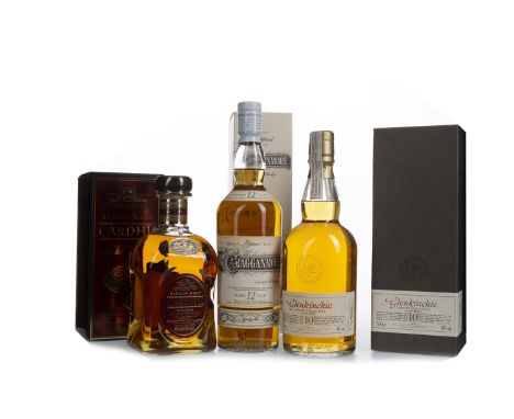 CARDHU 12 YEARS OLD Single Malt Scotch Whisky 750ml, 43% volume, in carton. CRAGGANMORE 12 YEARS OLD Single Malt Scotch Whisk