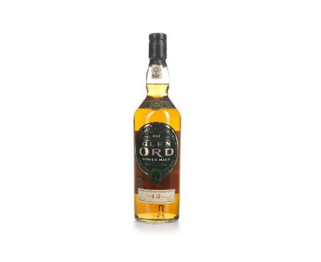 GLEN ORD AGED 12 YEARS Single Malt Scotch Whisky 70cl, 40% volume.