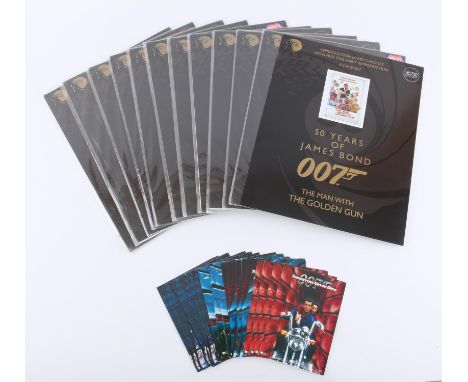 James Bond - Set of 12 limited edition commercial lobby sets and posters from the Bond 50th Anniversary in 2012, published by