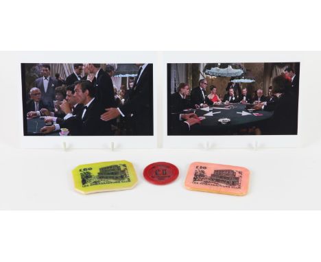 James Bond Dr. No (1962) Three Le Cercle casino plaques as similar to that seen in Terence Young's spy film Dr. No. MI6 agent