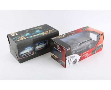 James Bond - Joyride 007 model of the Aston Martin DBS from the film Casino Royale, 1:18 scale, and a BMW Die cast model of a