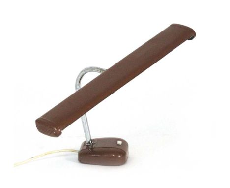 A Pifco brown adjustable table/reading lamp