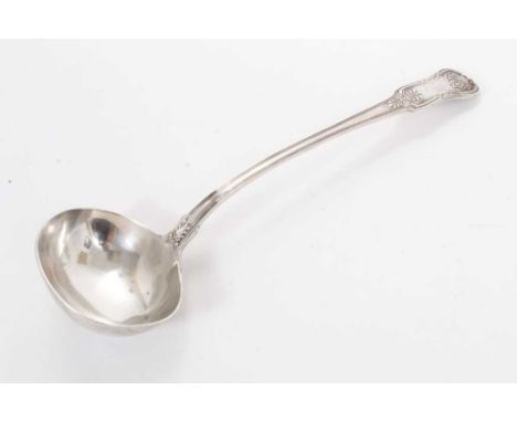 Fine quality George IV silver, Kings pattern with Anthemion heel, soup ladle (London 1821) Richard Poulden. All at approximat