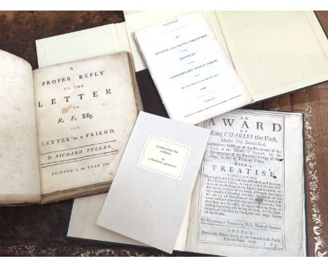 Norfolk and Norwich interest: An Award of King Charles the First...by Humphrey Prideaux, D. D. Dean of Norwich, 1707, modern 