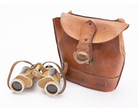 A pair of German Army, World War II, period, Dienstglass 6x30 binoculars- 155207- back plate CAG- Swarowski, D., Glasfabrik u