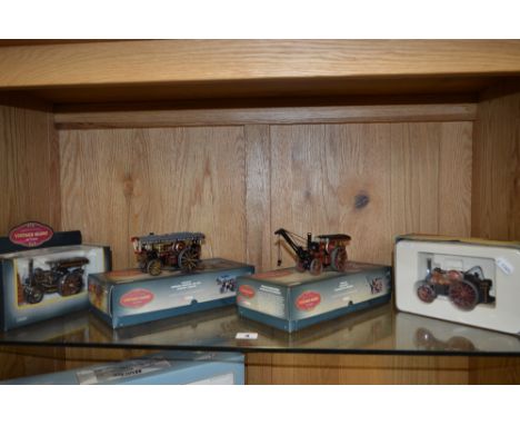 FOUR BOXED CORGI CLASSICS 'VINTAGE GLORY OF STEAM' TRACTION ENGINES, Fowler B6 road locomotive 'Titan' Eastnor Steam Haulage 