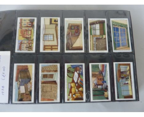 A WILLS LTD. CIGARETTE CARD ALBUM, containing Air Raid Precautions 1938, (60). Allied Army Leaders 1917, with comma, complete