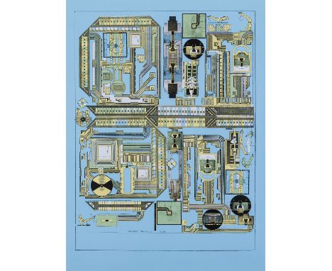 δ Eduardo Paolozzi (1924-2005)Architectural PrintScreenprint in colours, 1980, on glossy wove paper, the full sheet printed t