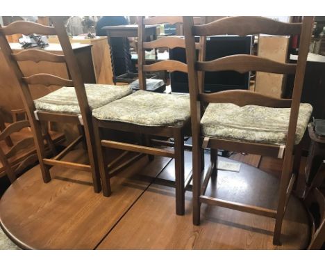 ERCOL GOLDEN DAWN EXTENDING DINING TABLE &amp; 6 CHAIRS