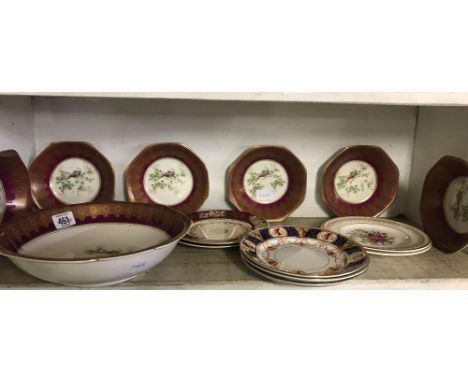 SHELF OF IMPERIAL PORCELAIN DINNERWARE 