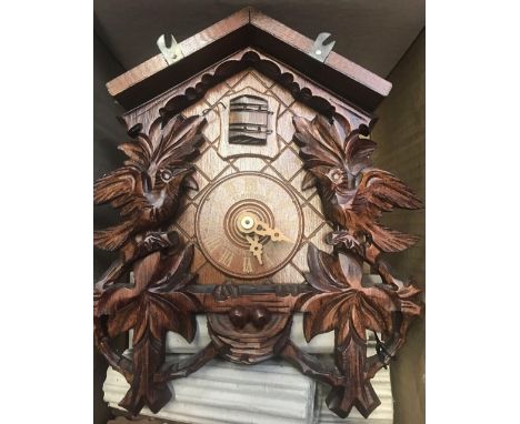 AN ORIGINAL BLACK FOREST CUCKOO CLOCK - NEW IN BOX