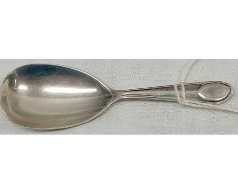 A SILVER CADDY SPOON SHEFFIELD 1928 BY C.B &amp; S