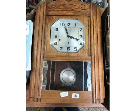 MAKING WOODEN CLOCK CASES (BOOK), DISMANTLED INCOMPLETE VEDETTE CLOCK