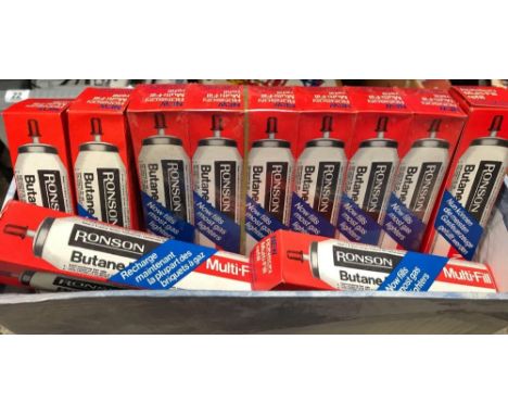 12 RONSON MULTI FILL BUTANE LIGHTER REFILLS