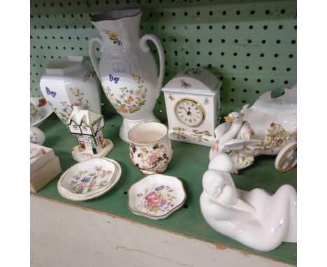 SHELF OF COALPORT, AINSLEY, HORNSEY ROYAL DOULTON CHINAWARE