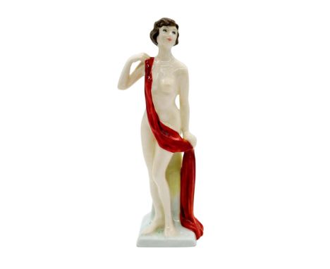 Style Two. Flesh tones with a red towel. Produced in a special colorway edition of 200. Royal Doulton Archives backstamp. Thi