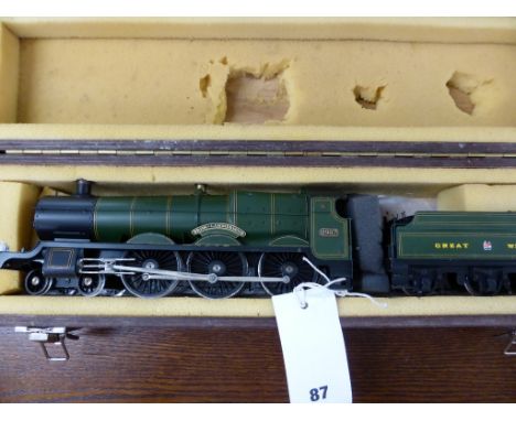 An O Gauge kit built Saint Class 4-6-0 loco and tender 'Bride of Lammermoor'(no motor fitted), green GWR livery, loco no. 298
