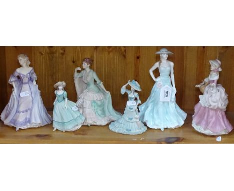 Coalport, Royal Worcester and Wedgwood figures 