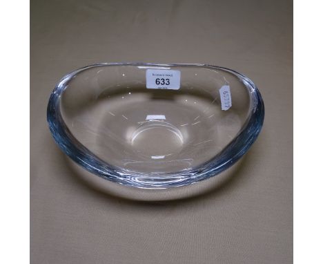 A Copenhagen clear glass bowl by Per Lutken