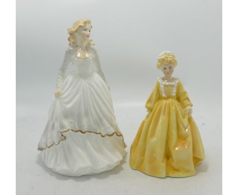 Royal Worcester Lady Figure Grandmothers Dress: with Royal Doulton Similar item(2) 