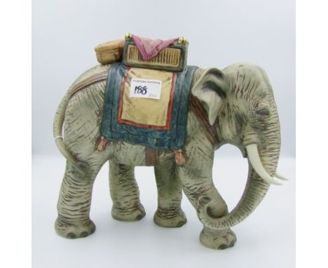 A large Goebel figure of an Elephant : 29cm high 
