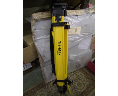 A Tri-Max theodolite heavy duty tripod: 