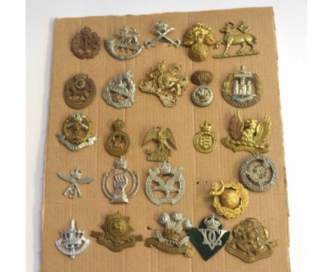 Quantity of cap badges, mixture of various dates, manufactures and crowns, 19th and 20th century, to include 9th Gurkha Rifle
