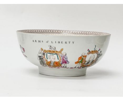 The Reeves Collection. An “Arms of Liberty” centrepiece bowl from The Reeves Collection at Washington and Lee University. Fro
