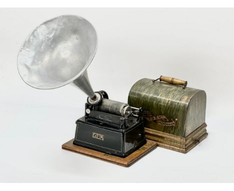 An Edison Gem Phonograph. Early 20th Century. Manufactured under the patents of Thomas A. Edison.