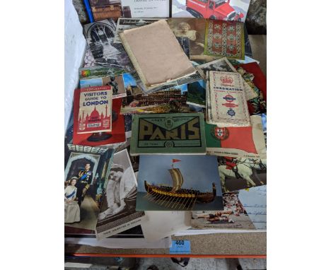 Collectables to include auction catalogues, postcards and vintage Christmas decoration, Location:If there is no condition rep